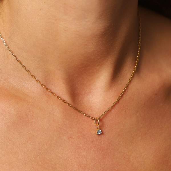 Gold Trip September Birthstone Necklace