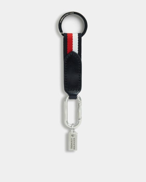 Tommy Hilfiger Gift Box Mens Mini Wallet & Key Fob - Space Blue
