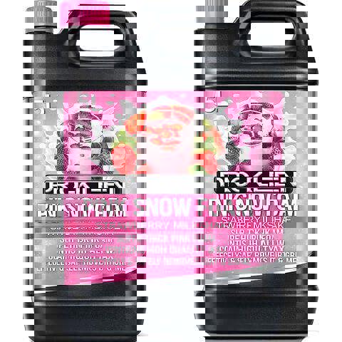 ProKleen Pro-Kleen 5L Strawberry Milkshake PINK Snow Foam with Wax Super Thick & Non-Caustic Foam