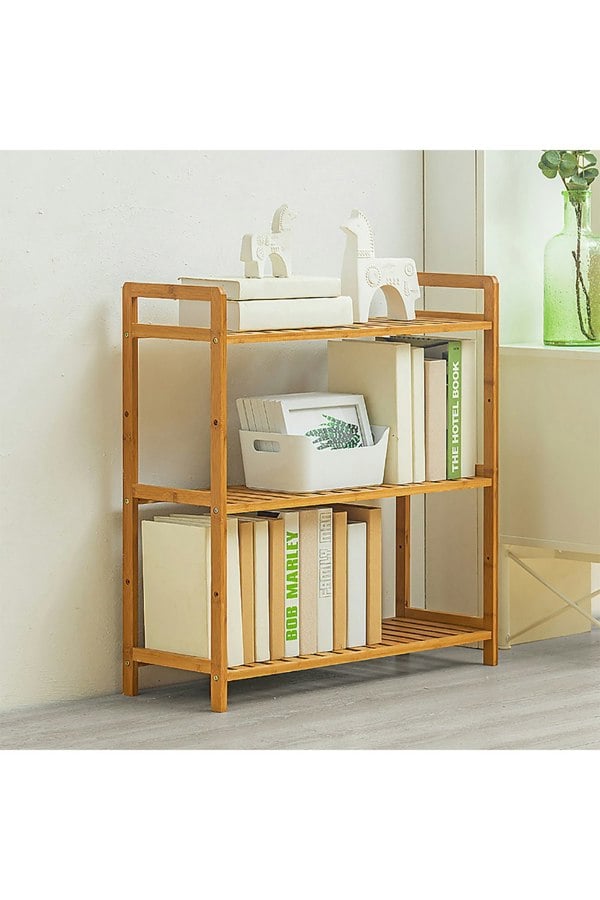 Living and Home 3 Tier Wood Audriel Bookcase