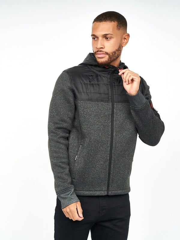 Crosshatch Tradmax Jacket Black