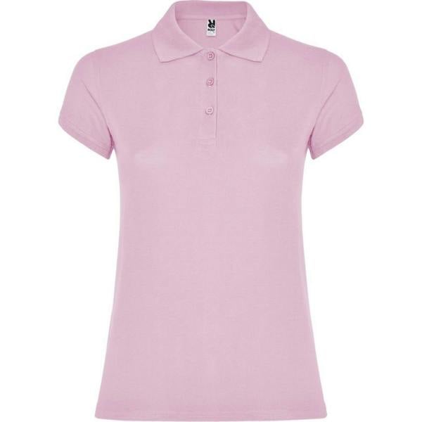 Roly Womens/Ladies Star Polo Shirt - Light Pink - 