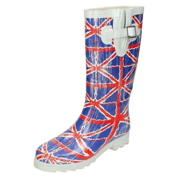 Spot On Ladies Spot On British Flag Design Wellington Boots