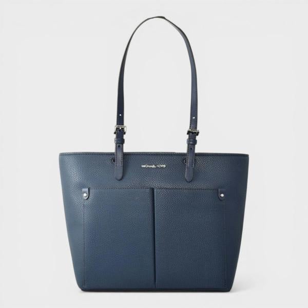 Michael Kors Logo Shoulder Bag Marine Navy
