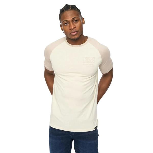 Crosshatch Mens Bretsby T-Shirt - Neutral - 