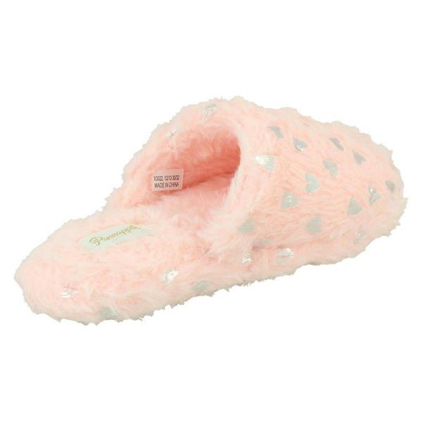 Pineapple Girls Pineapple Fluffy Mule Slippers X3022