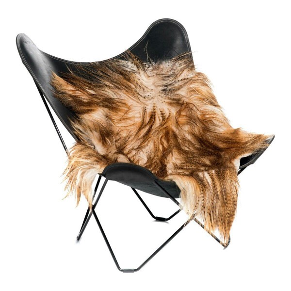 Natures Collection Mongolian Goatskin - Dusty Brown