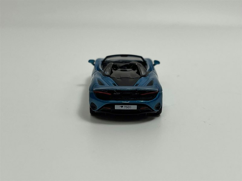 Mini GT McLaren 750S Spider Belize Blue RHD 1:64 Scale MGT00812R