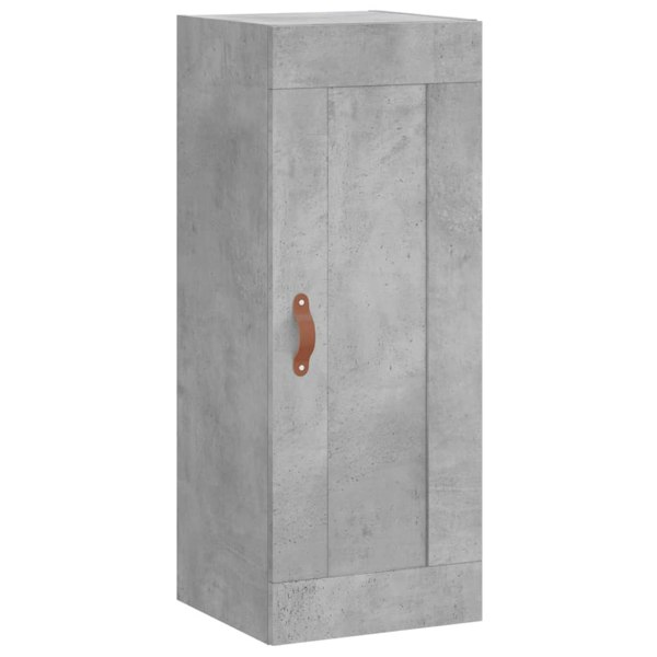 Berkfield Highboard Concrete Grey 34.5x34x180 cm Engineered Wood