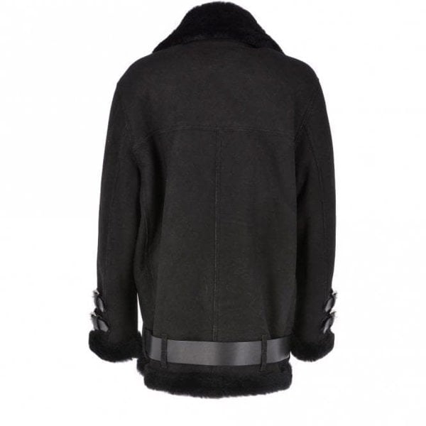 'Khole' Oversized Sheepskin Flying Jacket: KB-20091