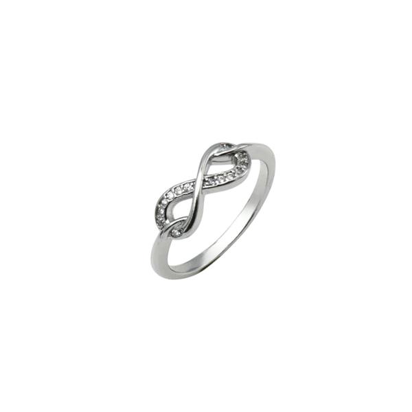 Say It With Infinity Ring - Silver - Size 55