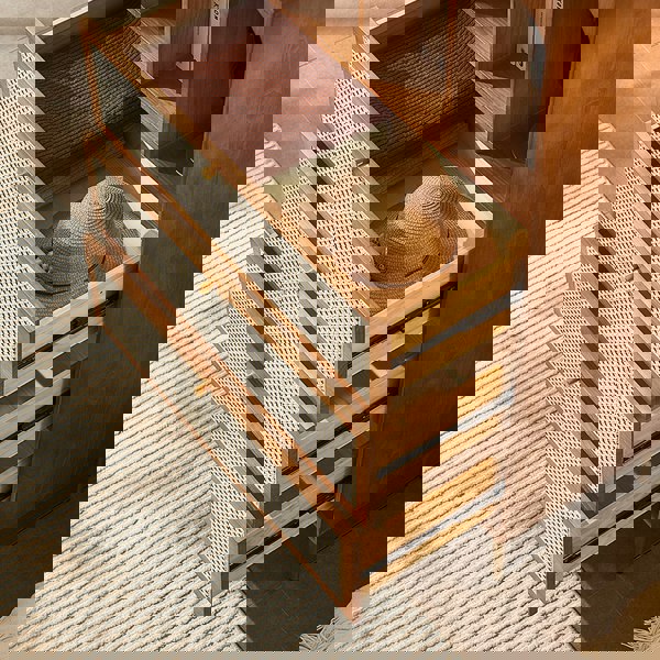 Maasai Tall Sideboard, Rattan & Solid Wood Cabinet-Weilai Concept-Weilai Concept