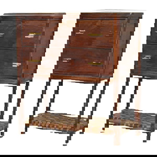 Artisan Furniture Solid Wood Regency Woven 2-Drawer Nightstand