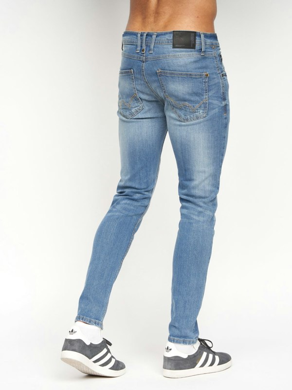 Duck and Cover Tranfold Slim Fit Jeans Light Wash