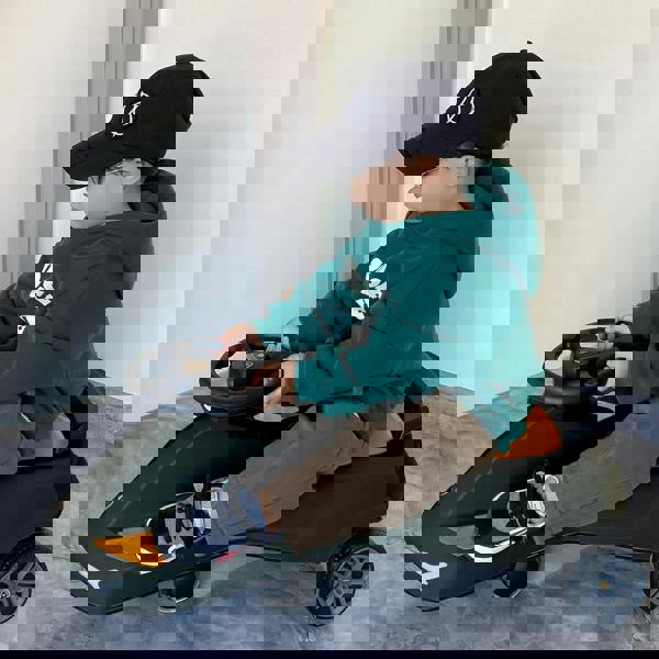 Rexco Lamborghini Swing Car Ride On Swivel Scooter Kids Toy Wiggle Gyro Twist & Go