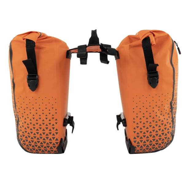 Oxford Aqua V 32 Extreme Visibility Double Pannier Bag Orange