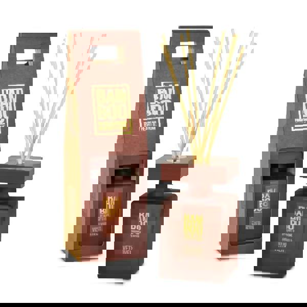 BAMBOO Amber Wood & Vetiver - Large Bamboo Fragrance Diffuser