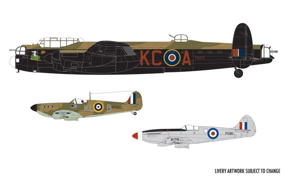 Airfix British Battle of Britain Memorial Flight Gift Set (1:72)