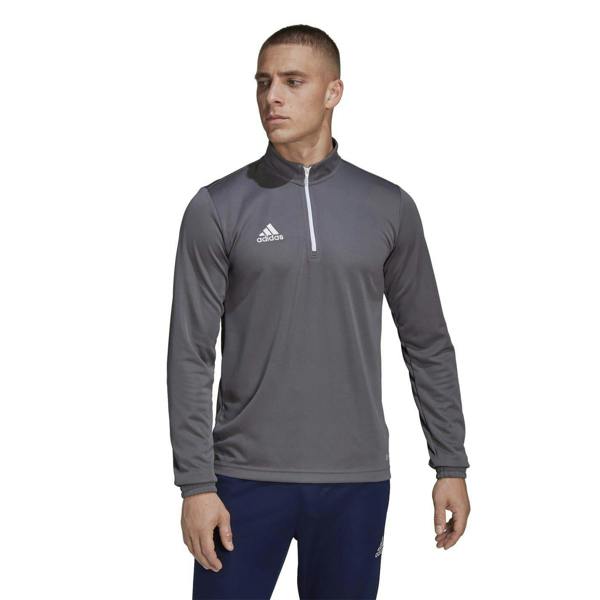 Adidas Mens Logo Polyester Track Top - Grey - 