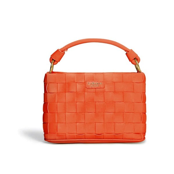 LaBante London Bella Vegan Mini Crossbody Bag - Orange