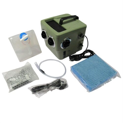 Portable Air Cooler Fan (Evaporative Swamp Home Office Cooling Water Ice Green)