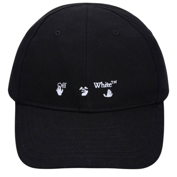 Off-White Hands Off Logo Baseball Cap - Black