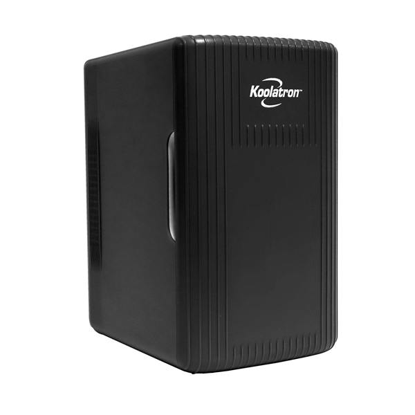 Koolatron 6L Mini Fridge 8 Can Portable Skincare Fridge for Bedroom, Car or Office – 12V Cooler & Warmer (Black)