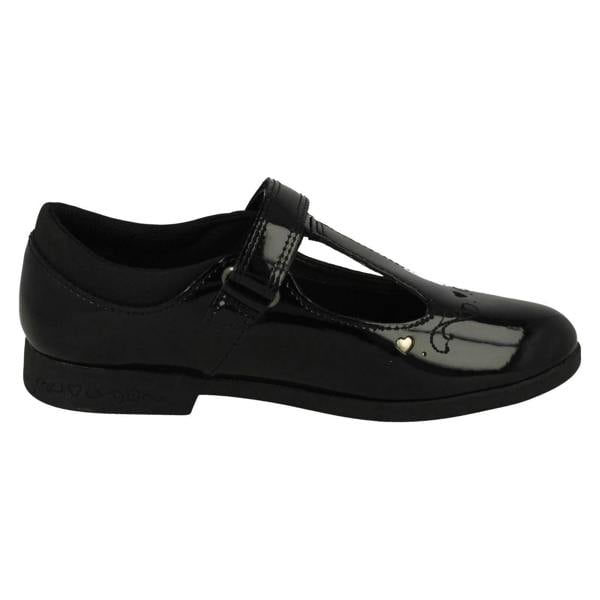 Clarks Girls Clarks Smart T-Bar School Shoes Magic Step Lo