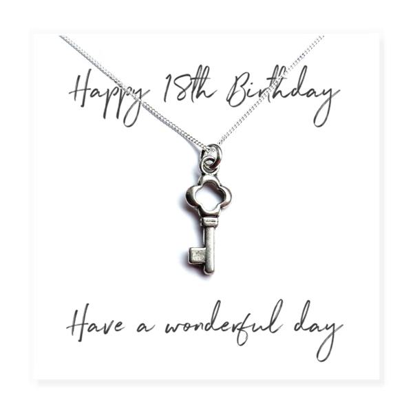 Aye Do Gifts Happy 18th Birthday Necklace & Gift Card