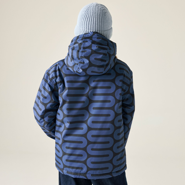 Regatta Girls Orla Kiely Waterproof Jacket - Blue