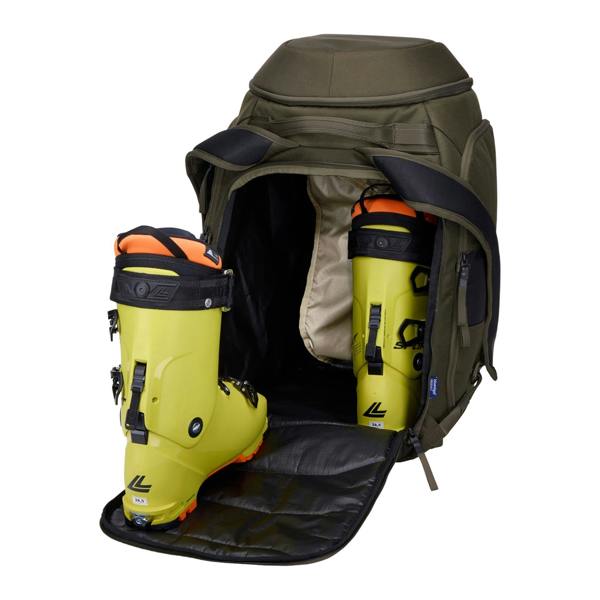 Thule 60L RoundTrip Ski Boot Rucksack Mid Khaki Travel Bag for Snow Gear