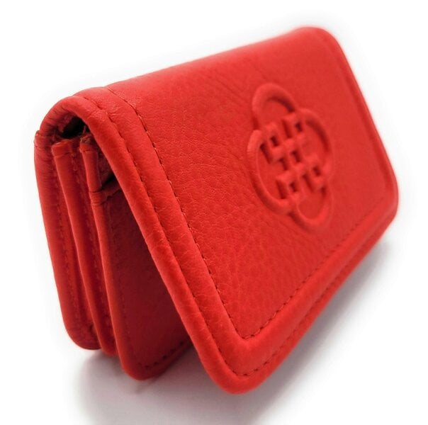 SADDLER JADE Real Leather Designer RFID Credit Card Holder | Gift Boxed