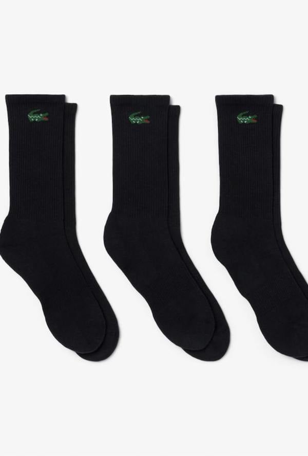 Lacoste 3-Pack Printed Sports Socks