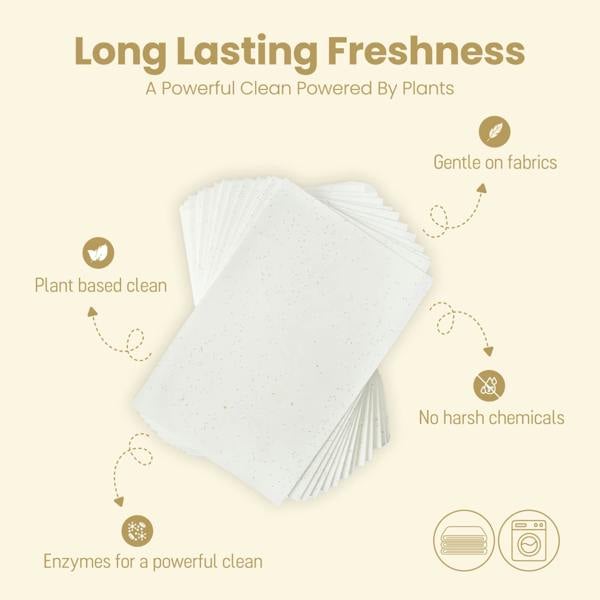 Green Edge 360 Fragrance Free Eco Friendly Laundry Detergent Sheets