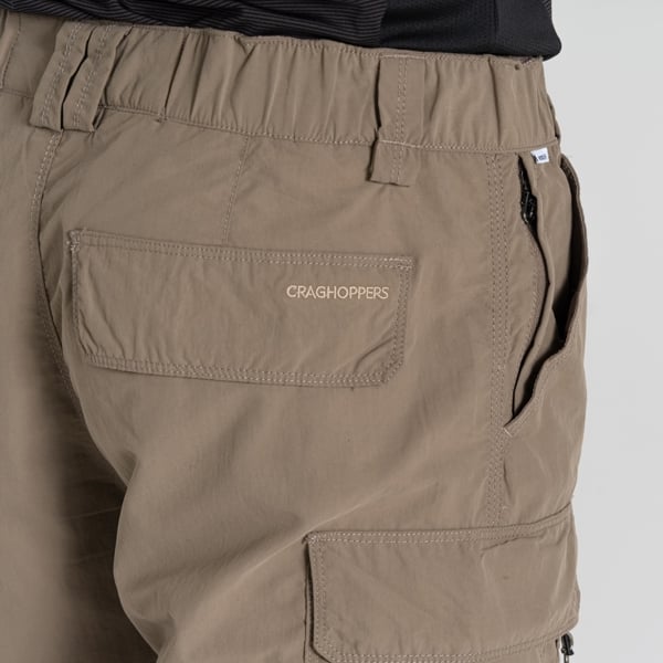 Craghoppers Men's NosiLife III Convertible Cargo Trousers - Pebble