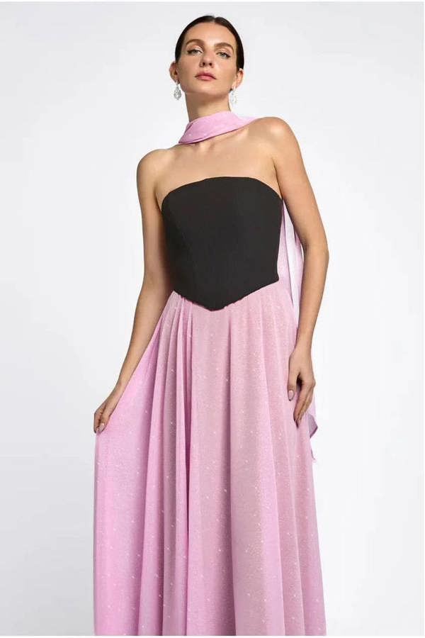 Glitter Chiffon Scarf AC02