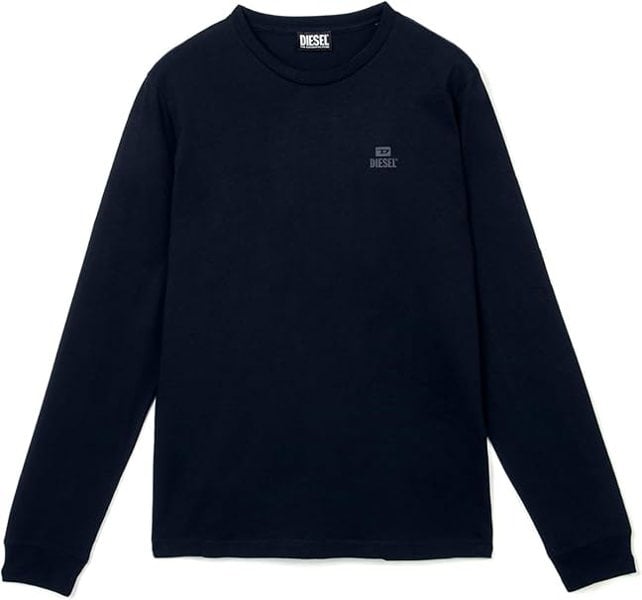 Diesel Total Eclipse Navy Blue Long Sleeve T-Shirt - Nova Clothing