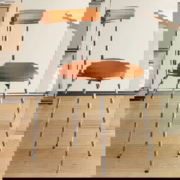 Sagan Dining Chair, Leather & Carbon Steel Alloy-Rit Concept-Rit Concept