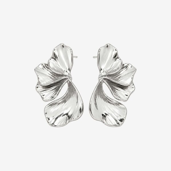 Uchi & Soto Kin Silver Sculptural Statement Earrings