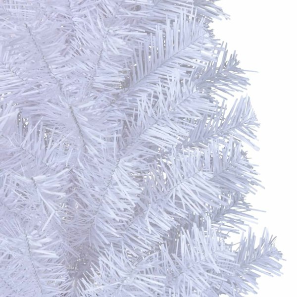 Berkfield Artificial Christmas Tree with Thick Branches White 120 cm PVC