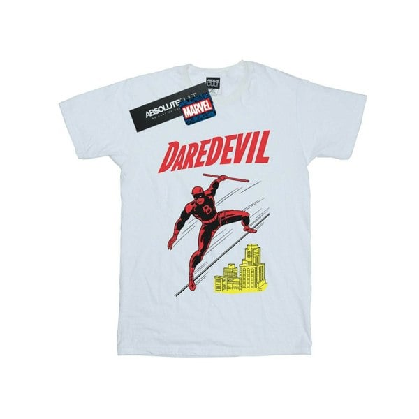Marvel Mens Daredevil Rooftop T-Shirt - White