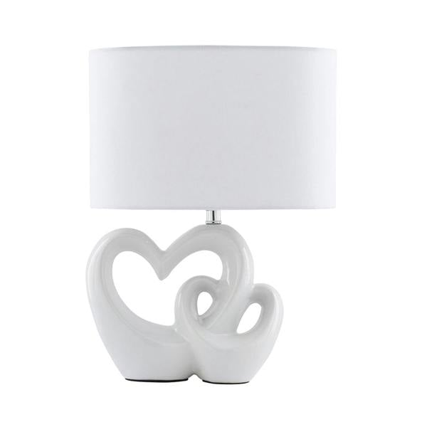 Link White Ceramic Table Lamp