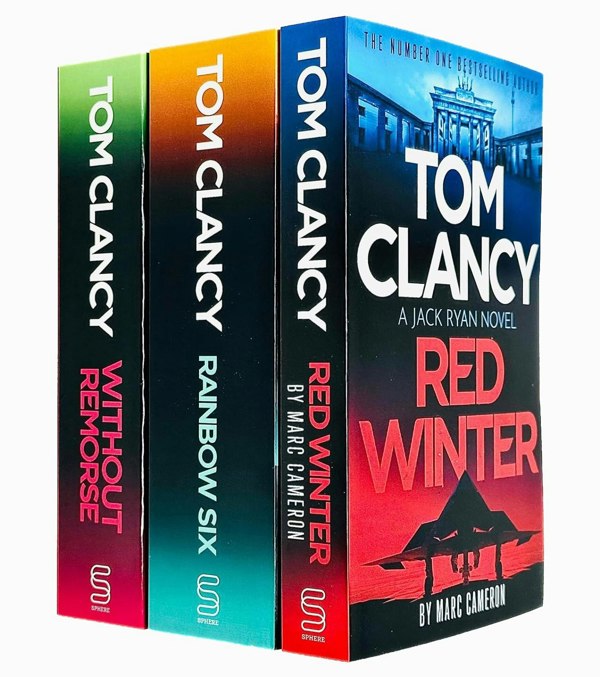 Tom Clancy Red Winter, Rainbow Six & Without Remorse By Marc Cameron & Tom Clancy 3 Book Set