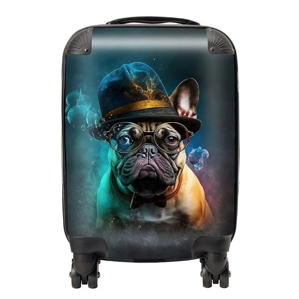 Warren Reed French Bulldog Splashart Suitcase