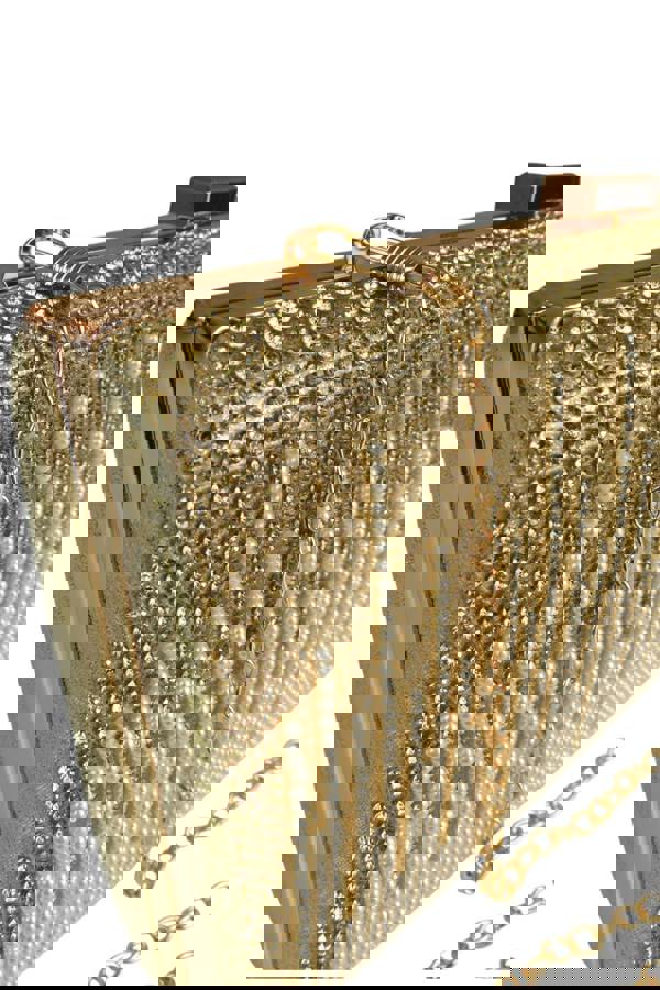 Paulo Due Dropping Diamantes Shiny Clutch Bag