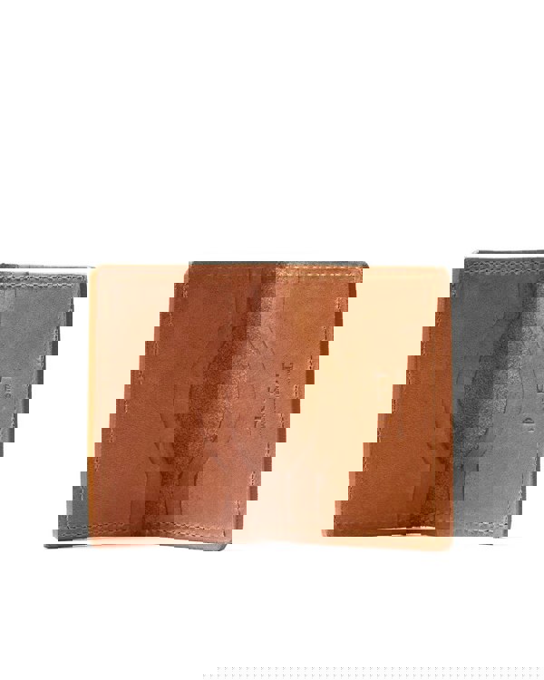 Leather Credit Card Holder in Heritage Brown Mod 131