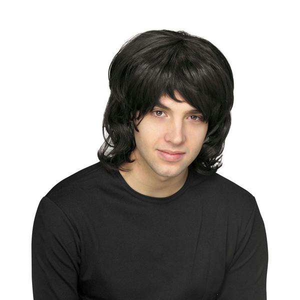 Bristol Novelty Unisex Adult 70´s Shag Wig - Black - 
