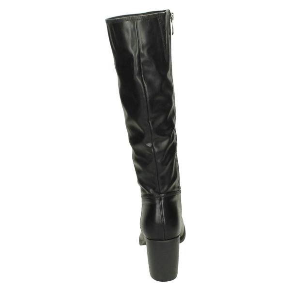 Spot On Ladies Spot On Knee High Heeled Boots