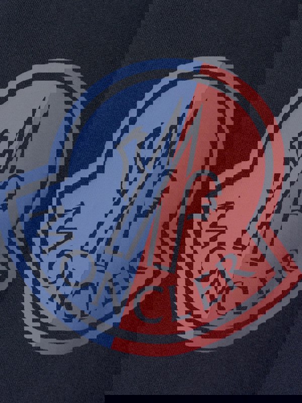 Moncler Enfant Boys Branded Sweatshirt in Navy