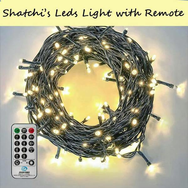 Warm White Outdoor Christmas Fairy Lights with Remote Control, 480 or 720 LED, 29m Cluster String Lights image 4